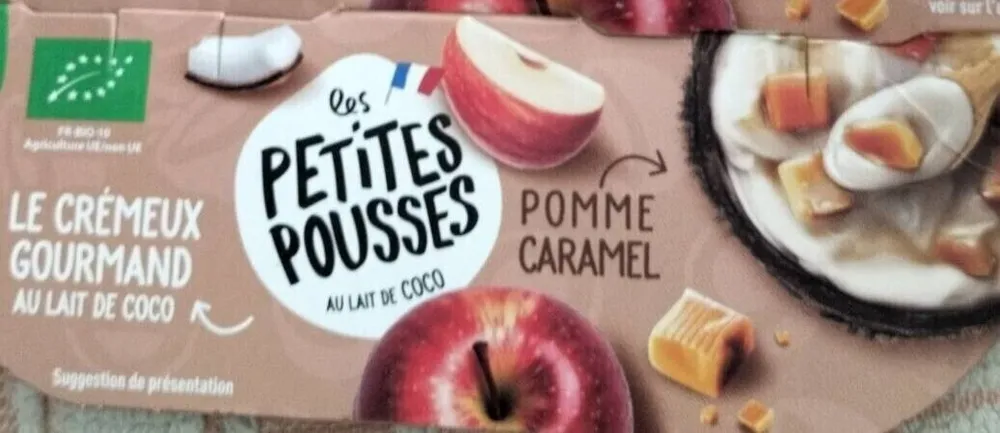Dessert végétal au lait de coco pomme caramel bio
