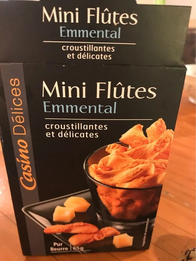 Mini flutes emmental