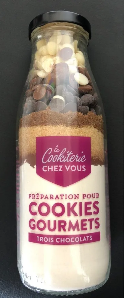 Preparation pour Cookies Gourmets trois chocolats