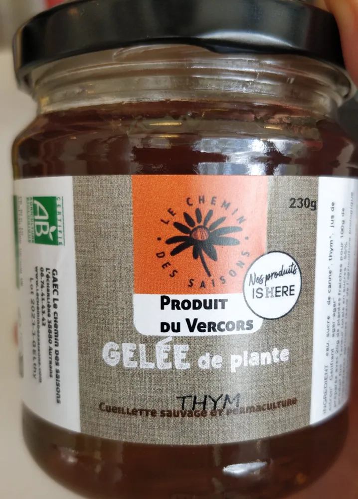 Gelée de plante Thym