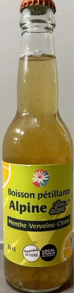 Boisson pétillante Alpine