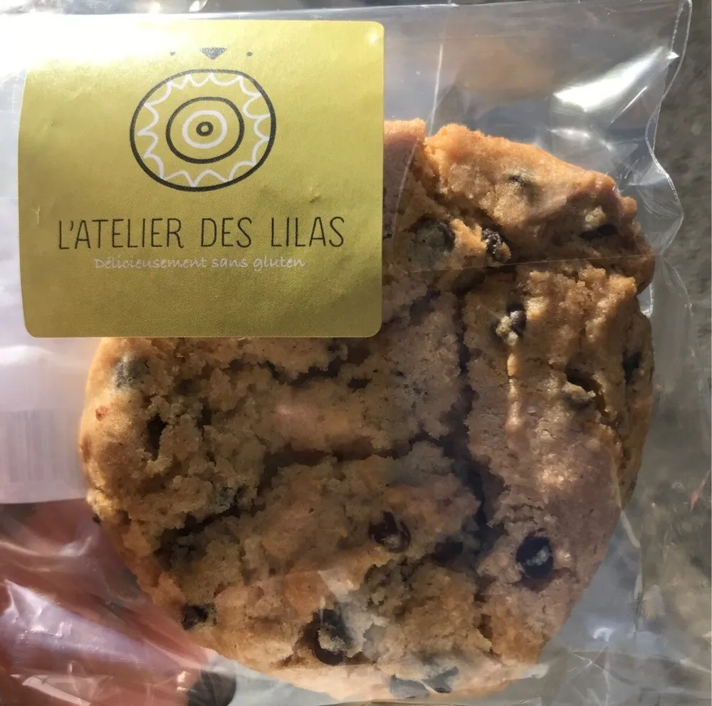 Cookie pepites de chocolat noir sans gluten