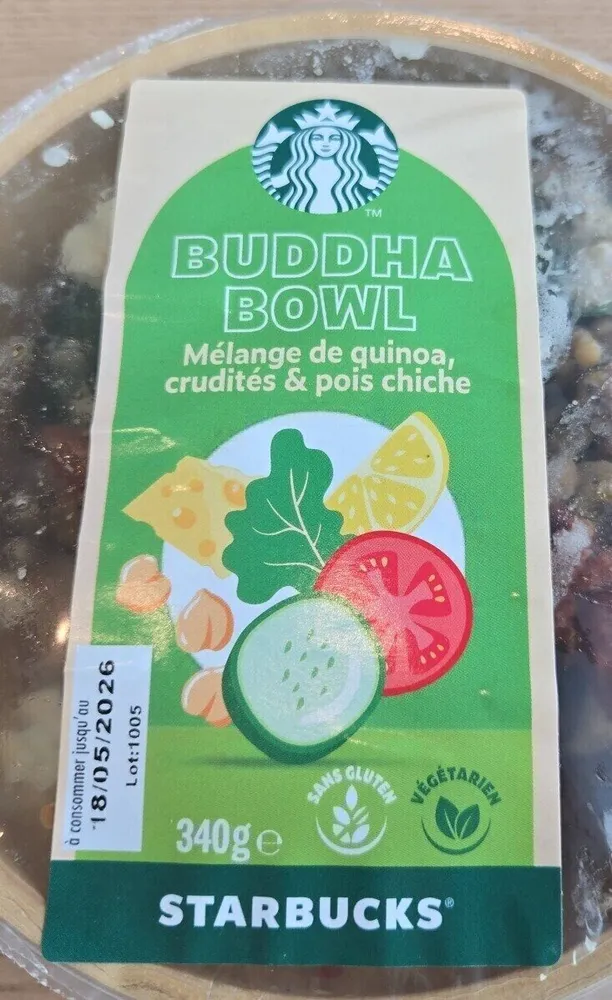 BUDDHA BOWL Mélange de quinoa, crudités & pois chiche