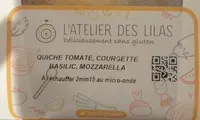 Quiche tomate courgette basilic mozzarella