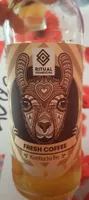 Fresh coffee kombucha bio