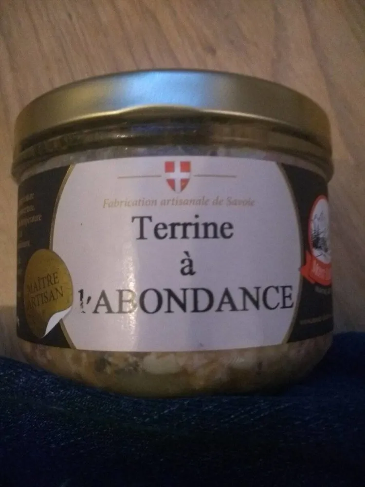 Terrine à l'abondance