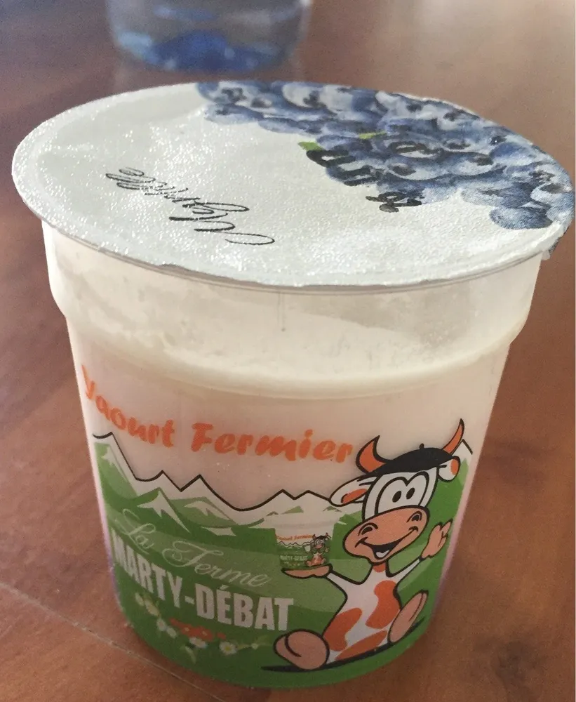Yaourt Fermier Myrtille