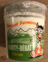 Yaourt fermier au citron