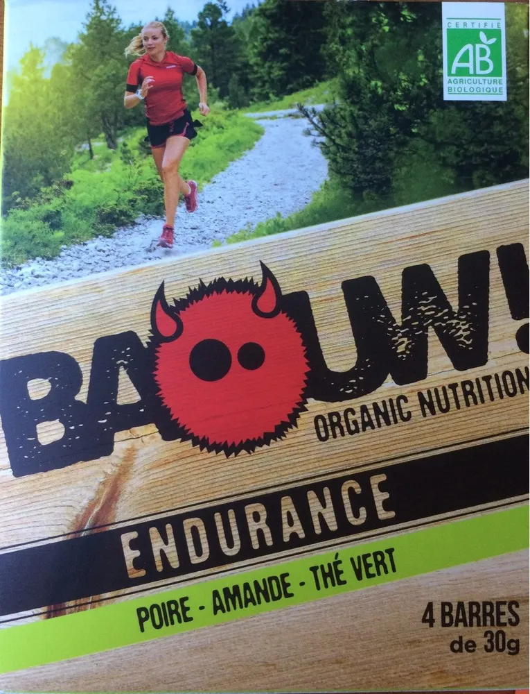 Barre Femme Endurance Poire Amande Thé vert