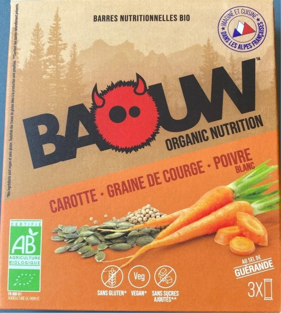 Carotte Graine de courge Poivre blanc