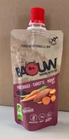 Purée nutritionnelle à la patate douce, à la carotte et au poivre timut