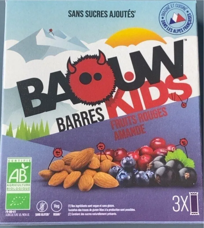 Amande fruits rouges Kids