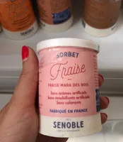 Glaces senoble fraise
