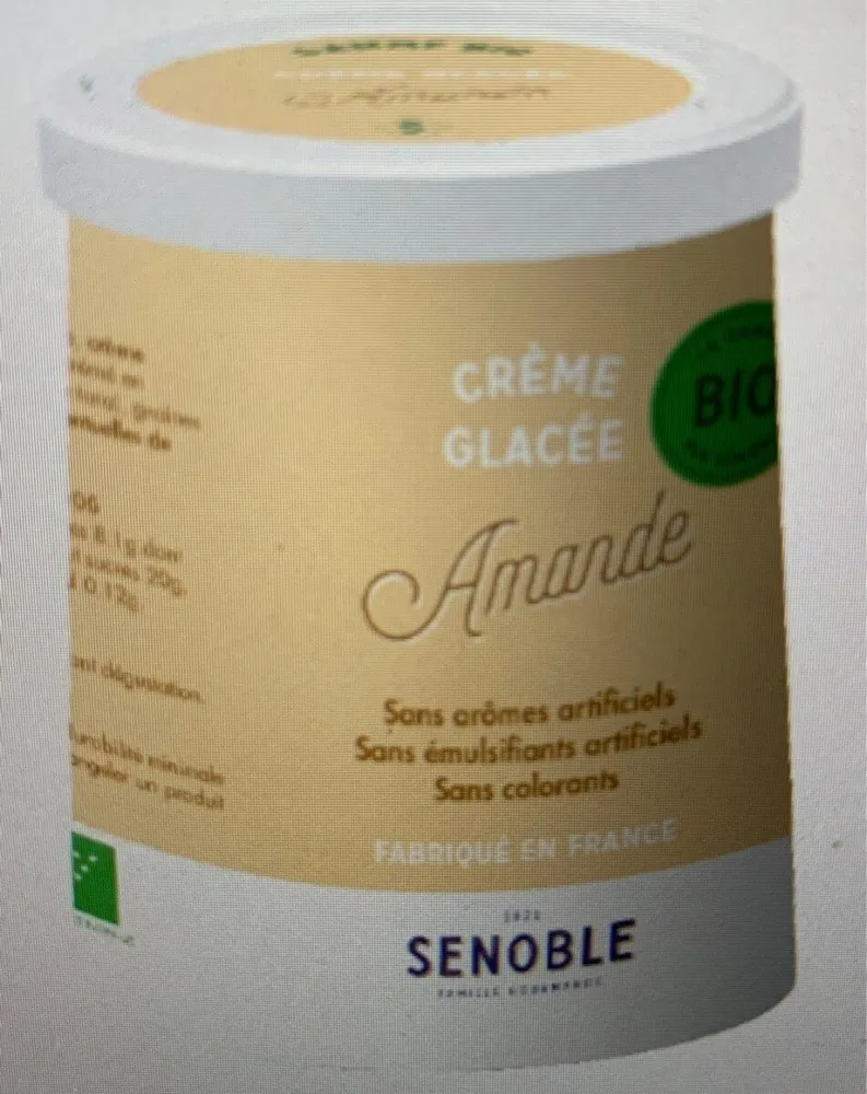 Creme glacee amande