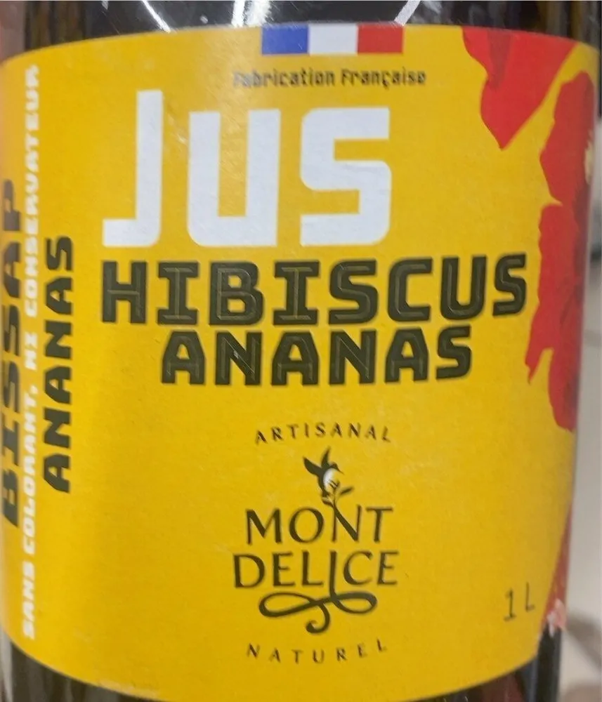 Jus hibiscus ananas