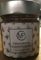 Pate à tartiner noisette feuilletine