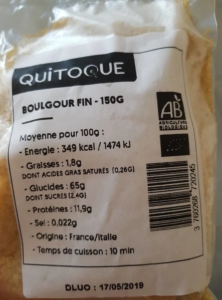 boulgour fin
