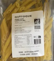 Penne demi-complets bio