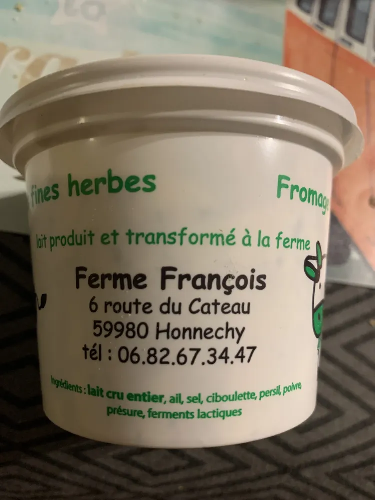 Fromage blanc ail et fines herbes