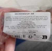 Mini crocodile lait
