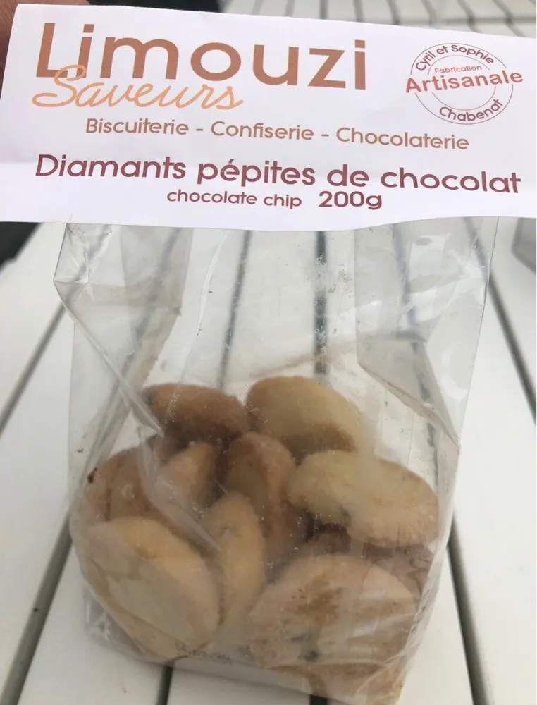 Diamants pépites de chocolat
