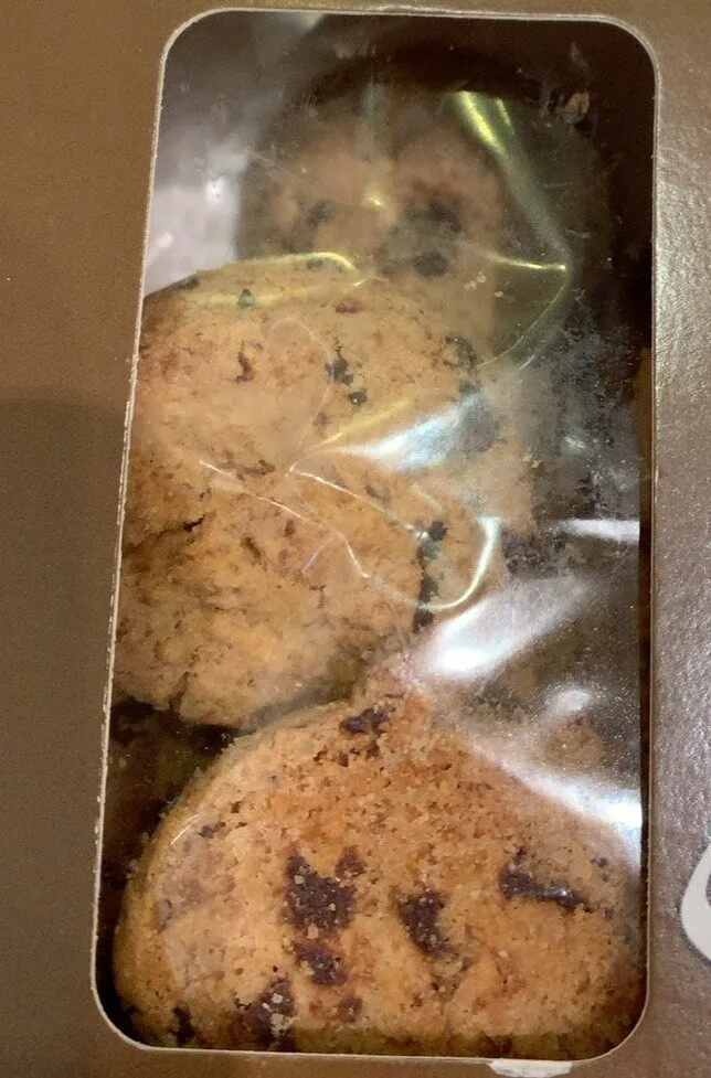 Cookies chocolat noir feuilletine noisette