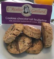 Cookies chocolat lait feuilletine