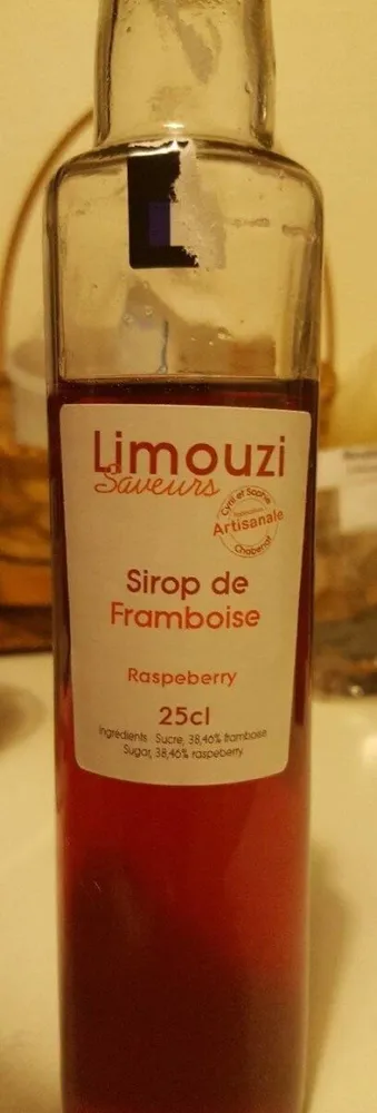 Sirop de framboise