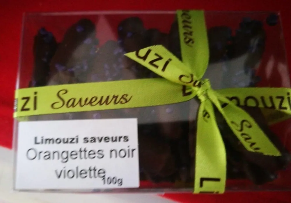 Orangettes noir violette