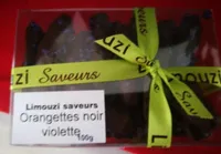Orangettes noir violette