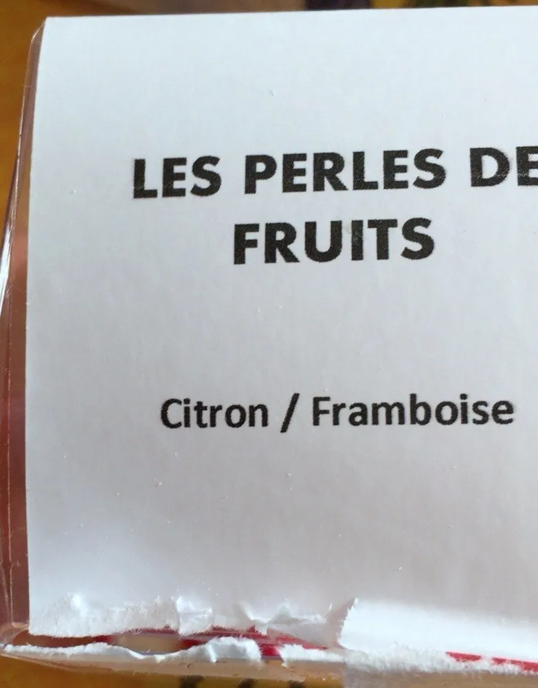 Les perles de fruits