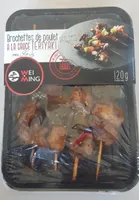 Brochette de poulet sauce Teriyaki