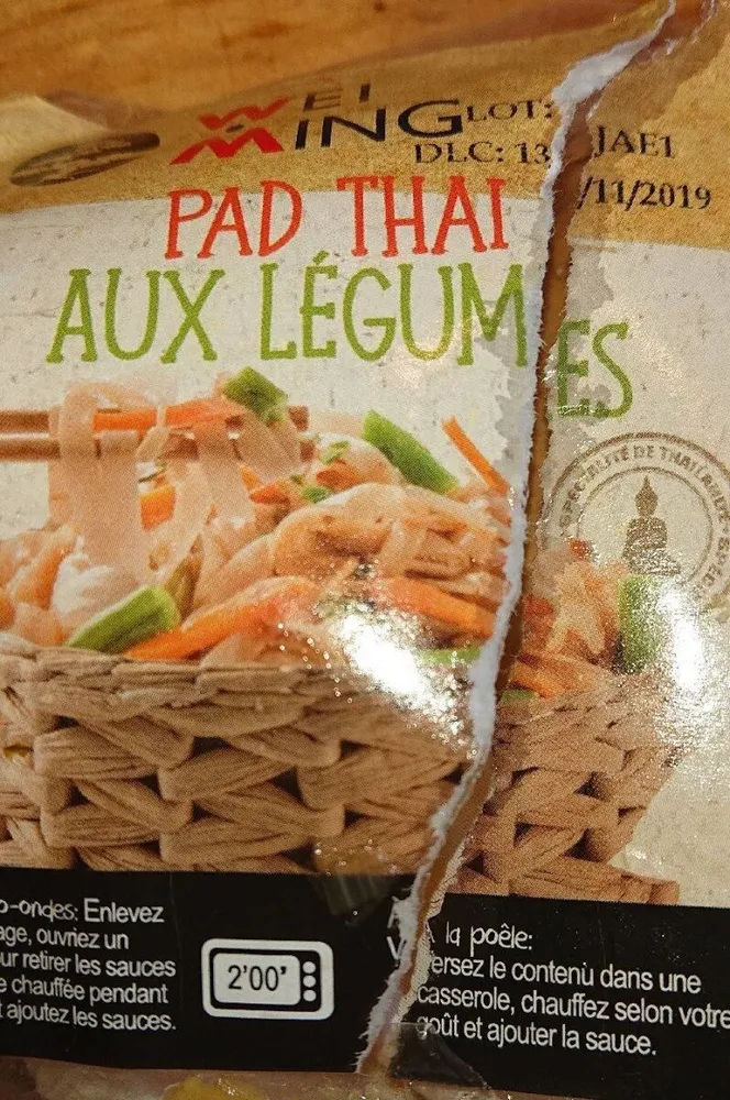 Pad thai aux légumes