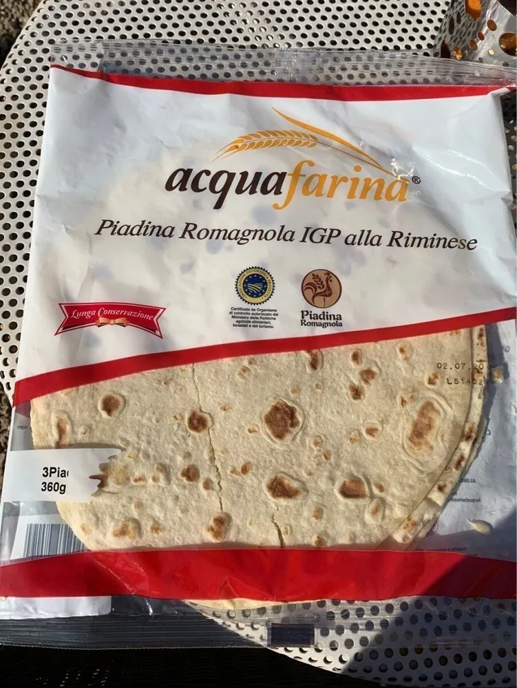 piadina romagnola igp alla riminese