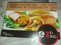 Rouleaux impériaux poulet curry préfrit x 4