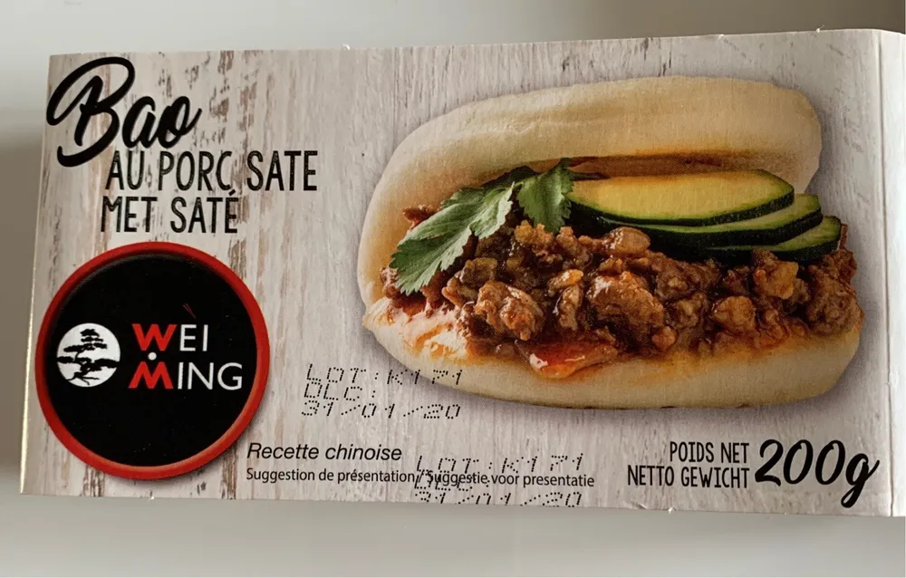 Bao au porc saté