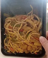 Tallarines au poulet curry