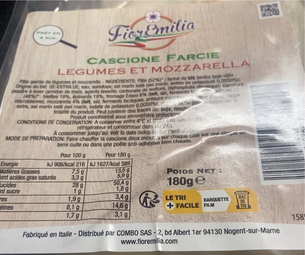 Cascione farcie