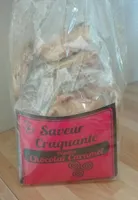 Saveur craquante pépites chocolat caramel