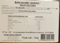 Galettes fines beurre