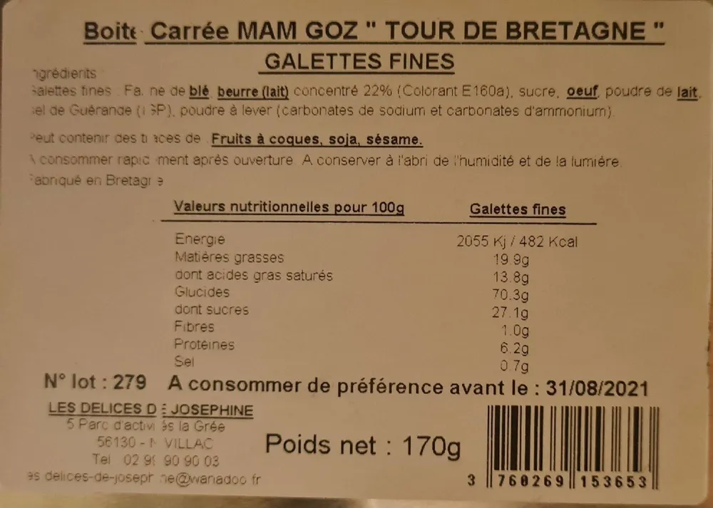 Carre mam goz