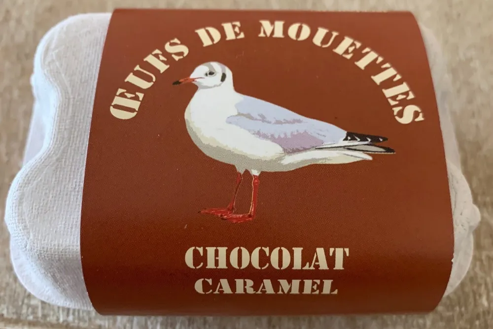 Oeufs de mouettes chocolat caramel