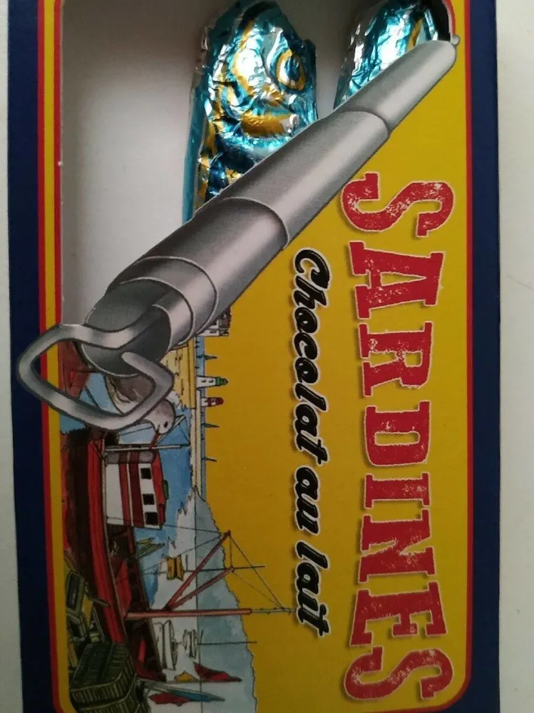 Sardines chocolat au lait