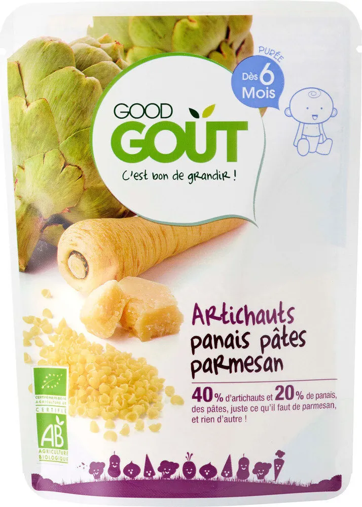 Artichauts panais pâtes parmesan 190g