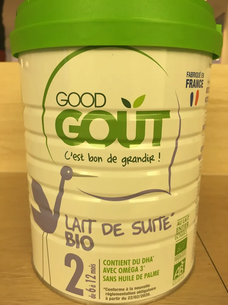 Good Goût Lait de suite bio