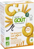 Biscuits tout ronds à la vanille