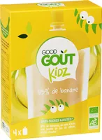 Pack de 4 gourdes Banane