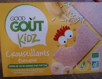 Croustillants banane-Good Gout Kidz-110g
