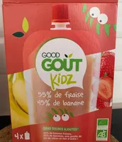 Good goût kidz - fraise / banane