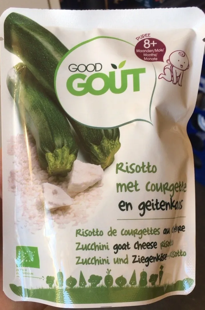 Risotto de courgettes au chèvre